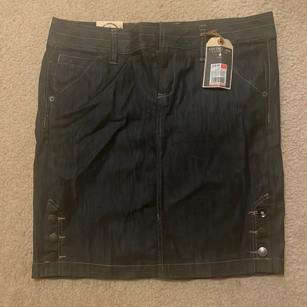converse denim pencil skirt